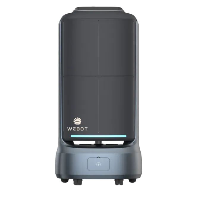 WeBots Room service robot FlashBot svart