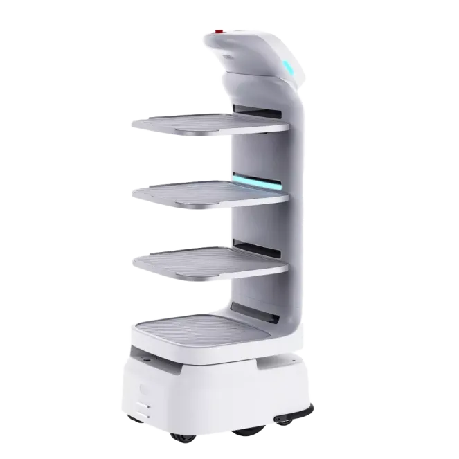 Webots serveringsrobot WeBot Pro baksida